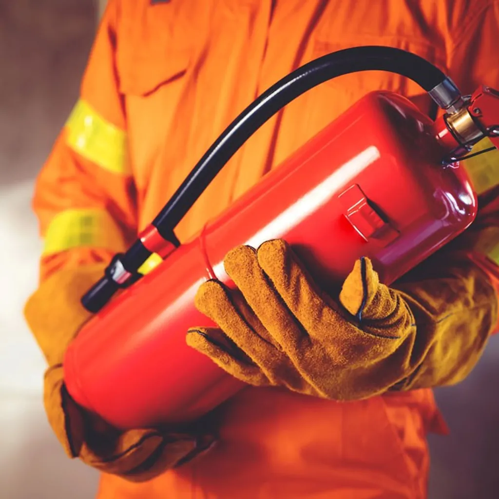 Fire safety extinguisher in the workplace