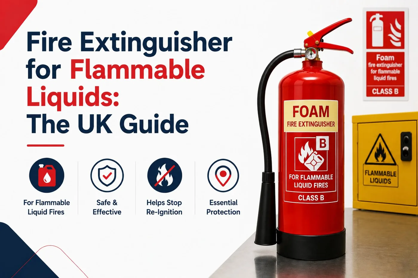 Fire Extinguisher for Flammable Liquids: The UK Guide