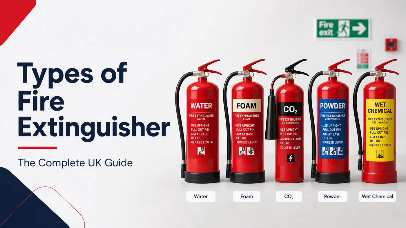 Types of Fire Extinguisher: The Complete UK Guide